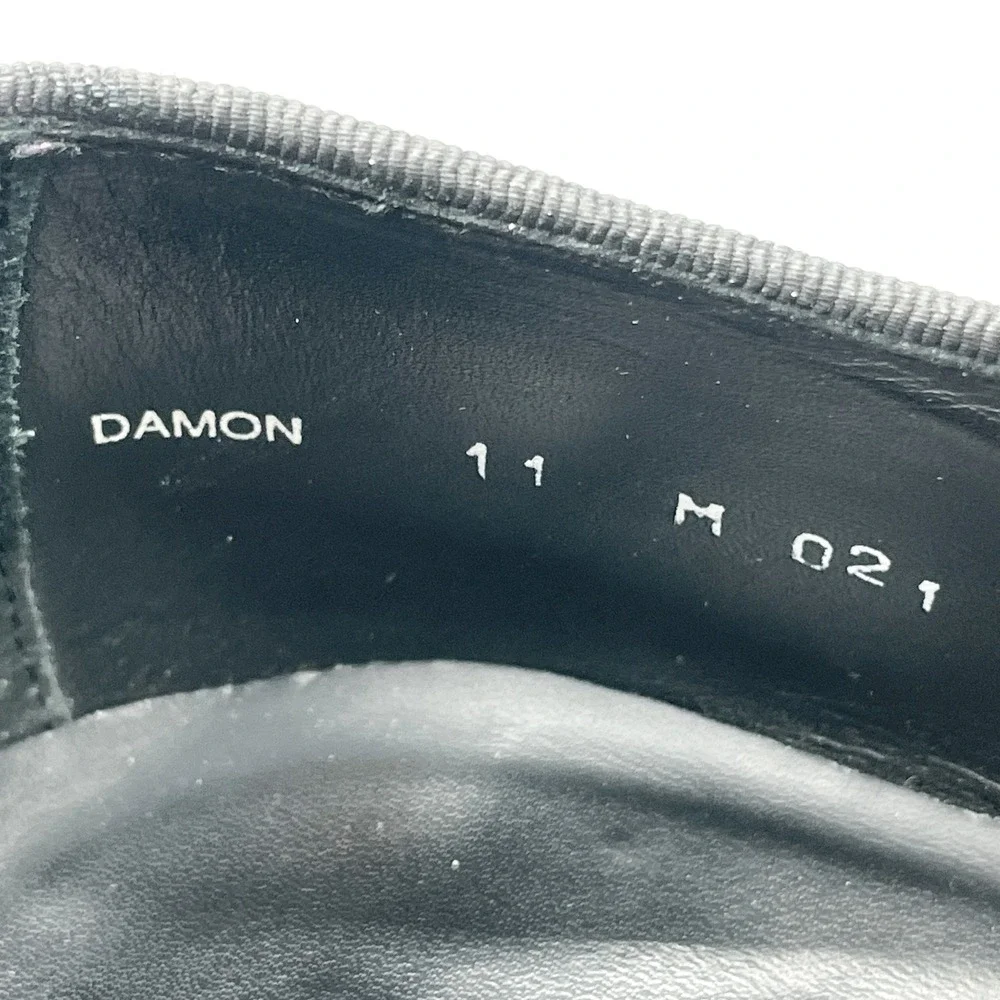 Mezlan Mens 11M Damon Loafers Black Silver Glitter Paisley Tuxedo Wedding Dandy_8